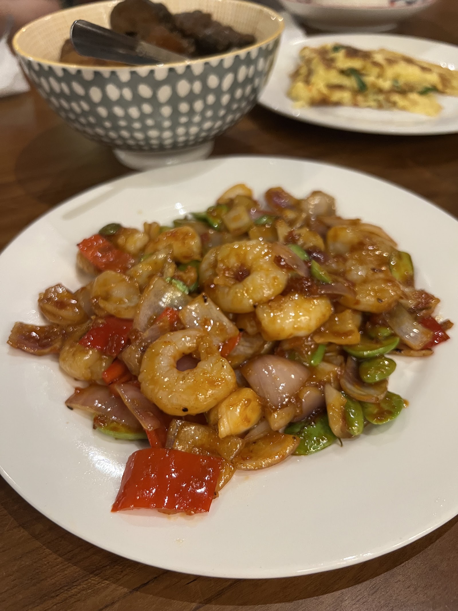 Sambal Petai Prawn (参巴酱炒臭豆虾)